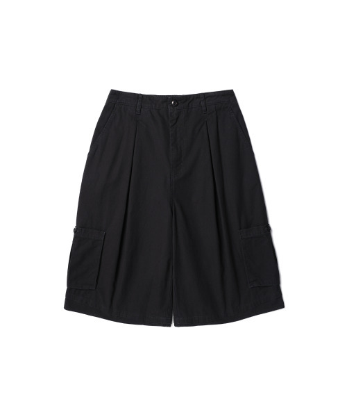 eastserviceshop(イーストサービスショップ)の「ヴィンテージコットンカーゴバミューダパンツ - ブラック(その他パンツ・レディース・ブラック・LARGE/SMALL/MEDIUM)」の3枚目の写真