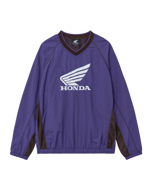 PHYPS MOTORCYCLE(フィップスモーターサイクル)の「Nylon Mesh Block Long Sleeve Purple(Tシャツ/カットソー・レディース・その他・SMALL/MEDIUM/LARGE/X-LARGE)」の1枚目の写真