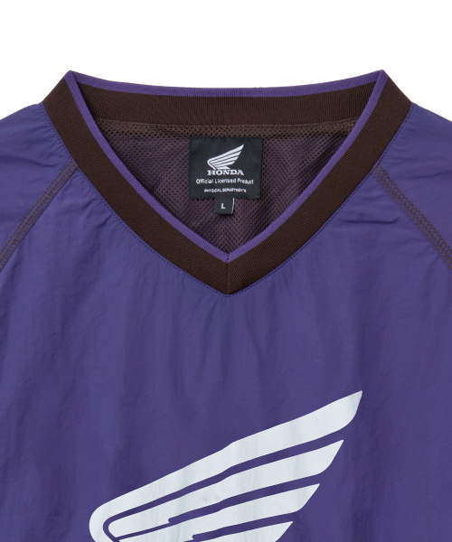 PHYPS MOTORCYCLE(フィップスモーターサイクル)の「Nylon Mesh Block Long Sleeve Purple(Tシャツ/カットソー・レディース・その他・SMALL/MEDIUM/LARGE/X-LARGE)」の3枚目の写真