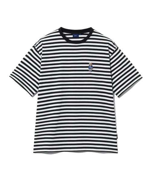 YALE（イェール）の「[2PACK] エンブロイダリーダンス半袖Tシャツ ホワイト/ストライプ（Tシャツ/カットソー・レディース・その他・LARGE/XX-LARGE/X-SMALL/SMALL/MEDIUM/X-LARGE）」の2枚目の写真