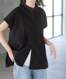 タックアレンジ マルチway フレンチスリーブブラウス