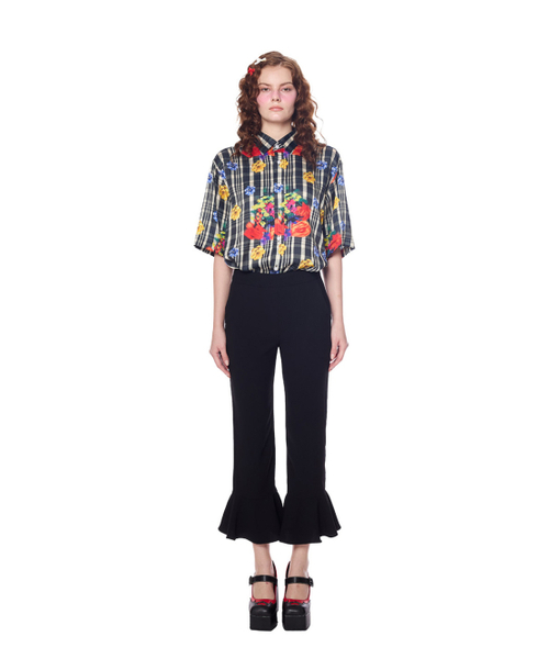 GREEDILOUS(グリディアス)の「YH Baby Joy Check Short Sleeve Shirt(シャツ/ブラウス・レディース・その他・X-SMALL/SMALL/MEDIUM/LARGE)」の1枚目の写真