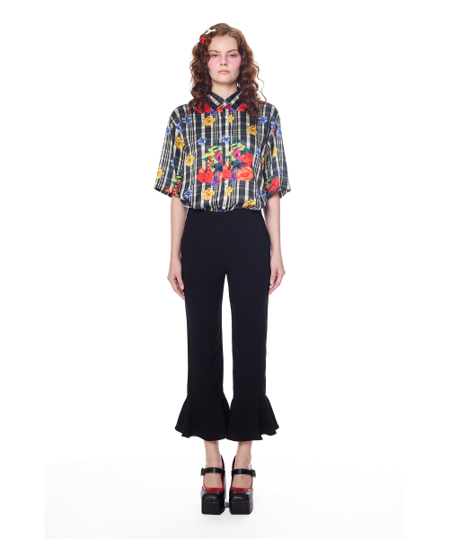 GREEDILOUS(グリディアス)の「YH Baby Joy Check Short Sleeve Shirt(シャツ/ブラウス・レディース・その他・X-SMALL/SMALL/MEDIUM/LARGE)」の2枚目の写真