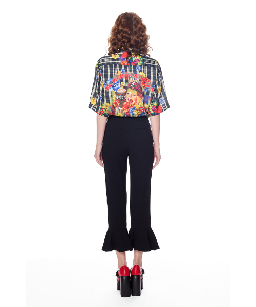 GREEDILOUS(グリディアス)の「YH Baby Joy Check Short Sleeve Shirt(シャツ/ブラウス・レディース・その他・X-SMALL/SMALL/MEDIUM/LARGE)」の4枚目の写真