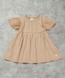 la poche biscuit（ラポシェビスキュイ）の「【綿100%】コットンレースフレアカットソー（Tシャツ/カットソー）」