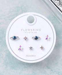 Flowering（フラワーリング）の「プラネット/スター/リボン/セットピアス（ピアス（両耳用））」