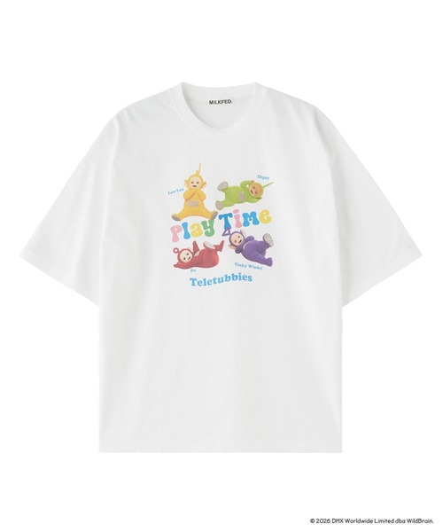 MILKFED.(ミルクフェド)の「MILKFED. / TELETUBBIES PLAYTIME WIDE S/S TEE(Tシャツ/カットソー・レディース・ライトピンク/ホワイト・ONE SIZE)」の10枚目の写真