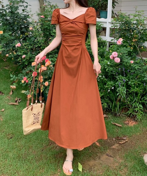 FAVORITO(ファヴォリート)の「ワンピース(ワンピース・レディース・オレンジ/ブラック/ライトイエロー・F)」の22枚目の写真