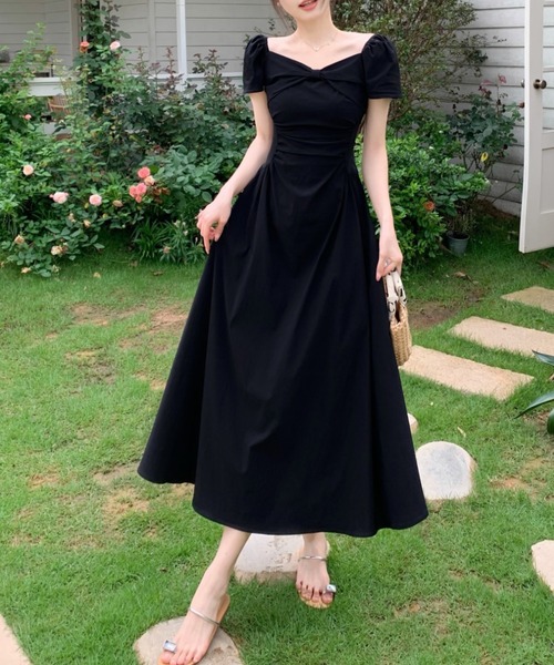 FAVORITO(ファヴォリート)の「ワンピース(ワンピース・レディース・オレンジ/ブラック/ライトイエロー・F)」の5枚目の写真