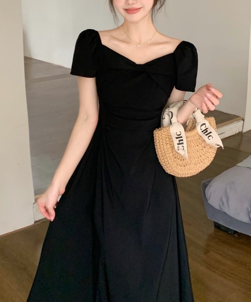 FAVORITO(ファヴォリート)の「ワンピース(ワンピース・レディース・オレンジ/ブラック/ライトイエロー・F)」の4枚目の写真