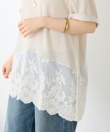BEARDSLEY | 裾シアー刺繍Tee(Tシャツ/カットソー)