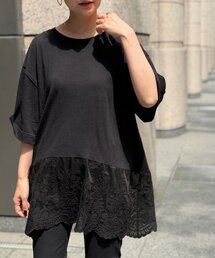 BEARDSLEY | 裾シアー刺繍Tee(Tシャツ/カットソー)