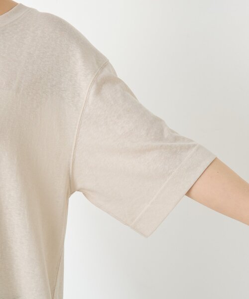 BEARDSLEY(ビアズリー)の「裾シアー刺繍Tee(Tシャツ/カットソー・レディース・ブラック/ベージュ・FREE)」の14枚目の写真