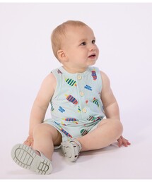 PETIT BATEAU | プリントショートロンパース(ロンパース)