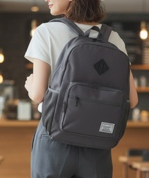 【大容量・男女兼用】クラシックデイパック／バックパック ブラック チャコールグレー 通勤通学 A4収納