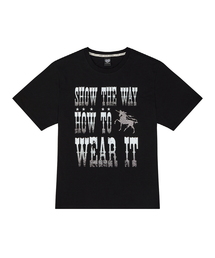 LUVISTRUE（ラヴイズトゥルー）の「SY SHOW THE WAY TEE(BLACK)（Tシャツ/カットソー）」