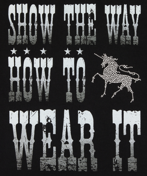 LUVISTRUE(ラヴイズトゥルー)の「SY SHOW THE WAY TEE(BLACK)(Tシャツ/カットソー・レディース・その他・FREE)」の4枚目の写真