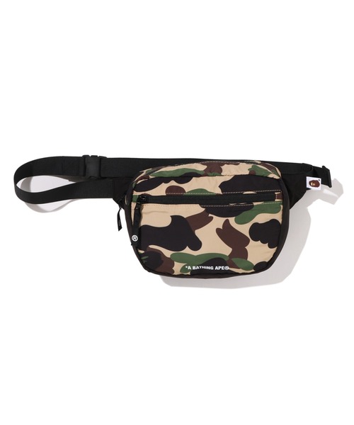 A BATHING APE(アベイシングエイプ)の「1ST CAMO PACKABLE WAIST BAG TRAVEL(ボディバッグ/ウエストポーチ・メンズ・イエロー/グリーン・FREE)」の4枚目の写真
