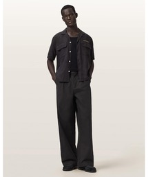 CONWAY WIDE LEG PLEATED TROUSERS | CONWAY ワイド レッグ プリーツ トラウザー