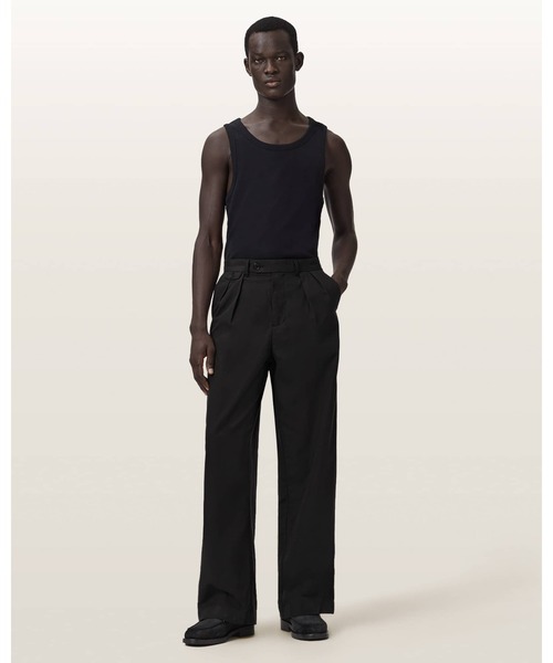 ALLSAINTS(オールセインツ)の「CONWAY WIDE LEG PLEATED TROUSERS | CONWAY ワイド レッグ プリーツ トラウザー(その他パンツ・メンズ・ブラック系その他・30/31/32/28)」の3枚目の写真