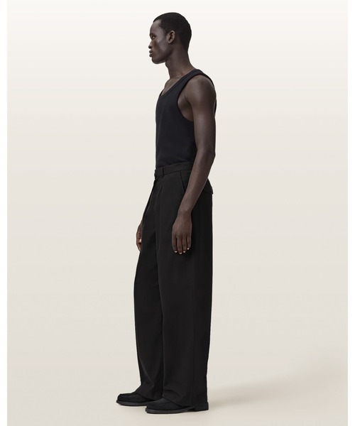 ALLSAINTS(オールセインツ)の「CONWAY WIDE LEG PLEATED TROUSERS | CONWAY ワイド レッグ プリーツ トラウザー(その他パンツ・メンズ・ブラック系その他・30/31/32/28)」の4枚目の写真