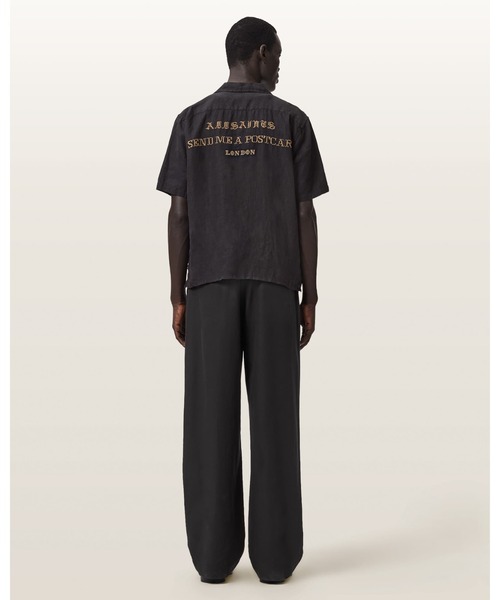 ALLSAINTS(オールセインツ)の「CONWAY WIDE LEG PLEATED TROUSERS | CONWAY ワイド レッグ プリーツ トラウザー(その他パンツ・メンズ・ブラック系その他・30/31/32/28)」の7枚目の写真