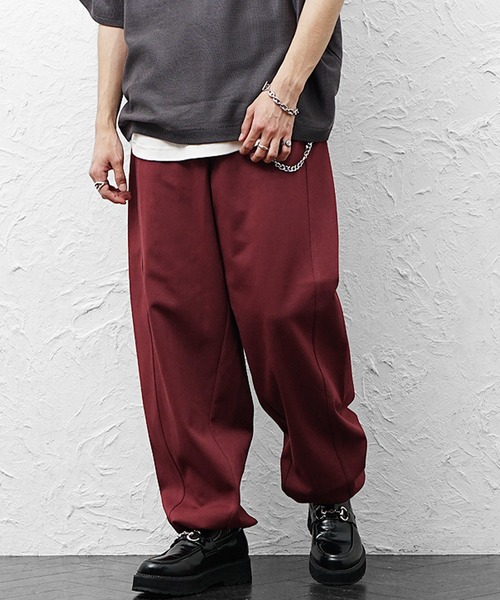 MinoriTY(マイノリティ)の「【MinoriTY】ベルト・チェーン付ワイドスウェットパンツ ウォレットチェーン ベルト セット メンズ 春服 夏服(その他パンツ・メンズ・杢グレー/ブラック/レッド/ブラウン・XL/L/M)」の21枚目の写真