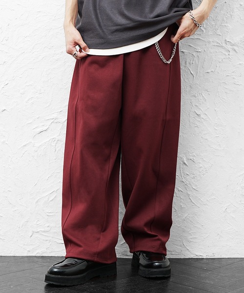 MinoriTY(マイノリティ)の「【MinoriTY】ベルト・チェーン付ワイドスウェットパンツ ウォレットチェーン ベルト セット メンズ 春服 夏服(その他パンツ・メンズ・杢グレー/ブラック/レッド/ブラウン・XL/L/M)」の22枚目の写真