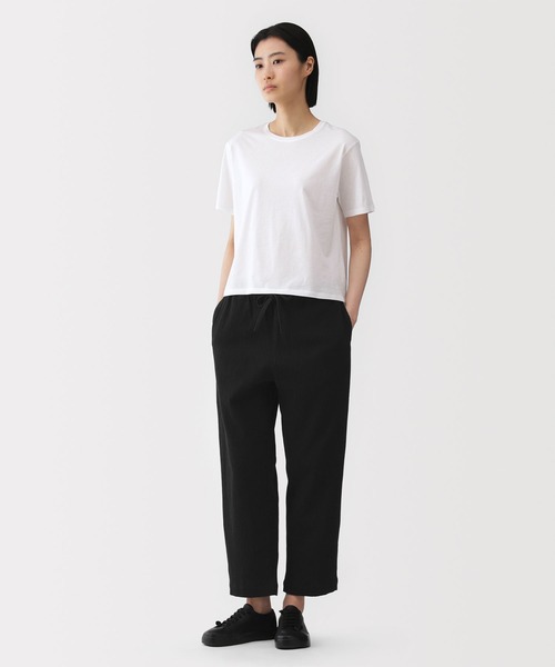 MUJI Labo(ムジラボ)の「〔MUJI Labo〕男女兼用 高島ちぢみイージーパンツ(その他パンツ・メンズ・ブラック/ダークネイビー/グレー系・XS/S/M/L/XL)」の6枚目の写真