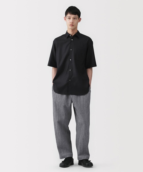 MUJI Labo(ムジラボ)の「〔MUJI Labo〕男女兼用 高島ちぢみイージーパンツ(その他パンツ・メンズ・ブラック/ダークネイビー/グレー系・XS/S/M/L/XL)」の9枚目の写真