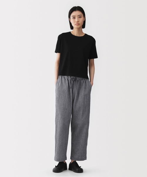 MUJI Labo(ムジラボ)の「〔MUJI Labo〕男女兼用 高島ちぢみイージーパンツ(その他パンツ・メンズ・ブラック/ダークネイビー/グレー系・XS/S/M/L/XL)」の11枚目の写真