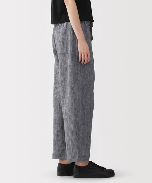 MUJI Labo(ムジラボ)の「〔MUJI Labo〕男女兼用 高島ちぢみイージーパンツ(その他パンツ・メンズ・ブラック/ダークネイビー/グレー系・XS/S/M/L/XL)」の13枚目の写真