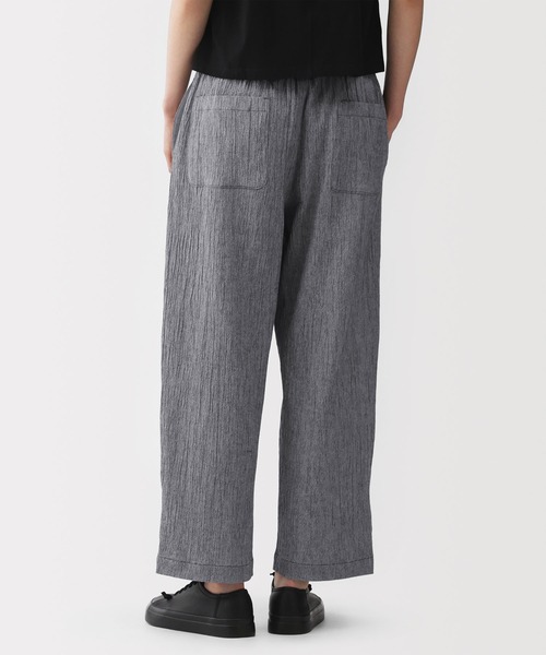 MUJI Labo(ムジラボ)の「〔MUJI Labo〕男女兼用 高島ちぢみイージーパンツ(その他パンツ・メンズ・ブラック/ダークネイビー/グレー系・XS/S/M/L/XL)」の14枚目の写真