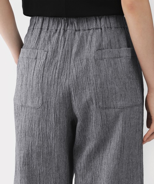 MUJI Labo(ムジラボ)の「〔MUJI Labo〕男女兼用 高島ちぢみイージーパンツ(その他パンツ・メンズ・ブラック/ダークネイビー/グレー系・XS/S/M/L/XL)」の16枚目の写真