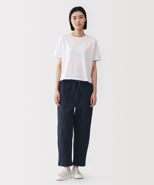 MUJI Labo(ムジラボ)の「〔MUJI Labo〕男女兼用 高島ちぢみイージーパンツ(その他パンツ・メンズ・ブラック/ダークネイビー/グレー系・XS/S/M/L/XL)」の20枚目の写真