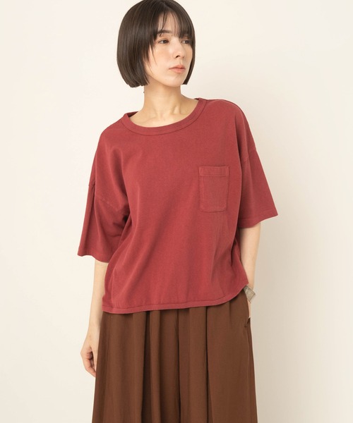 RNA-N（アールエヌエーエヌ）の「M2694 パウダーケミカルワイドデザインT（Tシャツ/カットソー・レディース・ブラック/グレー/レッド・FREE）」の7枚目の写真