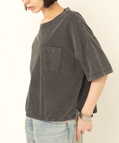 RNA-N（アールエヌエーエヌ）の「M2694 パウダーケミカルワイドデザインT（Tシャツ/カットソー・レディース・ブラック/グレー/レッド・FREE）」の22枚目の写真