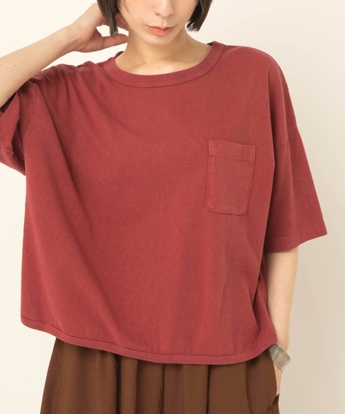 RNA-N（アールエヌエーエヌ）の「M2694 パウダーケミカルワイドデザインT（Tシャツ/カットソー・レディース・ブラック/グレー/レッド・FREE）」の12枚目の写真
