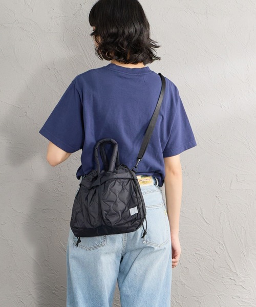 MIS（エムアイエス）の「【WEB限定】[MIS/エムアイエス] ミリタリー キルティングヘルメットバッグ（ショルダーバッグ・レディース・グリーン/ブラック・ONE SIZE）」の10枚目の写真
