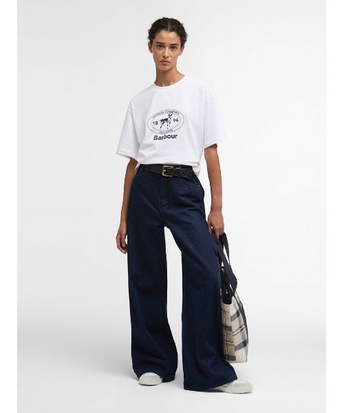 Barbour(バブアー)の「FernプリントTシャツ(レディース)(Tシャツ/カットソー・レディース・ホワイト・10/8)」の3枚目の写真