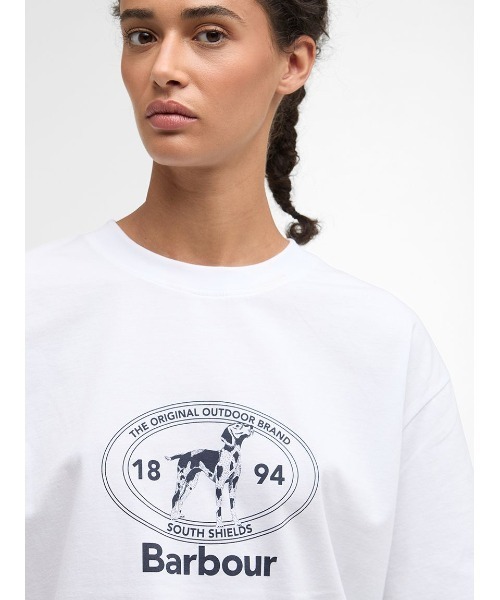 Barbour(バブアー)の「FernプリントTシャツ(レディース)(Tシャツ/カットソー・レディース・ホワイト・10/8)」の6枚目の写真