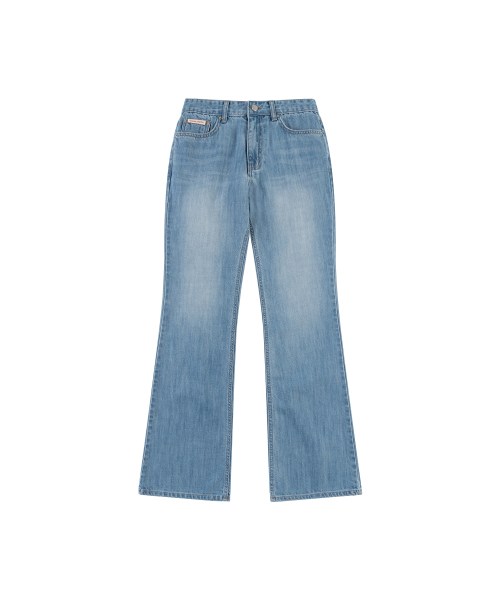VANONE ATELIER(バノンアトリエ)の「P3319 スリムブーツカットデニムパンツ(デニムパンツ・レディース・ブルー・LARGE/MEDIUM/SMALL)」の2枚目の写真