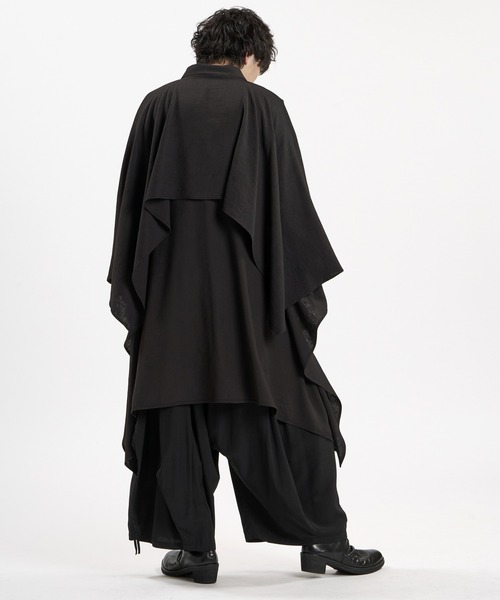 NO ID.(ノーアイディ)の「【NO ID.】Back Drape Shirt / バック ドレープ シャツ(シャツ/ブラウス・メンズ・ホワイト/グレー/ブラック・ONE SIZE)」の14枚目の写真