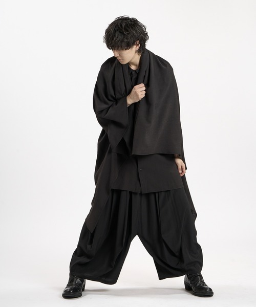 NO ID.(ノーアイディ)の「【NO ID.】Back Drape Shirt / バック ドレープ シャツ(シャツ/ブラウス・メンズ・ホワイト/グレー/ブラック・ONE SIZE)」の15枚目の写真
