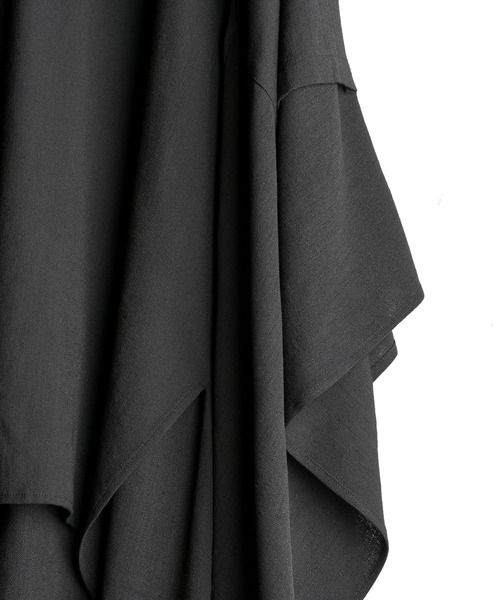 NO ID.(ノーアイディ)の「【NO ID.】Back Drape Shirt / バック ドレープ シャツ(シャツ/ブラウス・メンズ・ホワイト/グレー/ブラック・ONE SIZE)」の5枚目の写真