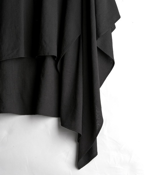 NO ID.(ノーアイディ)の「【NO ID.】Back Drape Shirt / バック ドレープ シャツ(シャツ/ブラウス・メンズ・ホワイト/グレー/ブラック・ONE SIZE)」の6枚目の写真