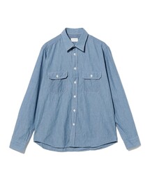 【別注】GUY ROVER / コットン 2ポケット シャンブレーシャツ