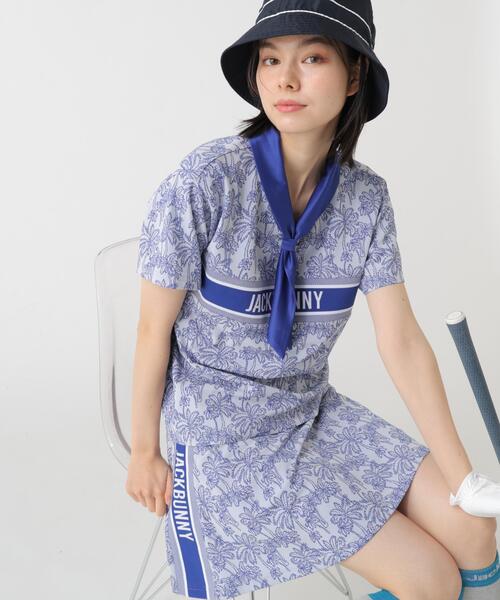 Jackbunny 花柄プリント ゴルフウェア Jack Bunny!!｜ジャックバニー（レディース）のTシャツ/カットソー（花