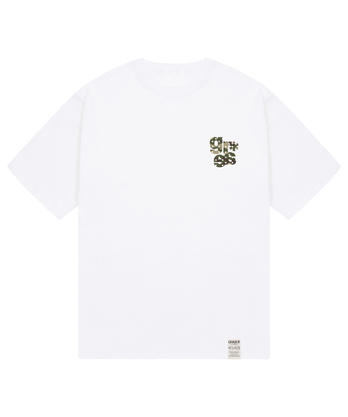 GRAVER（グレーバー）の「[ユニセックス]スモール GRAE-S CAMO 半袖Tシャツ_3カラー（Tシャツ/カットソー・レディース・ホワイト/ブラック/ネイビー・SMALL/MEDIUM/LARGE/X-SMALL）」の7枚目の写真