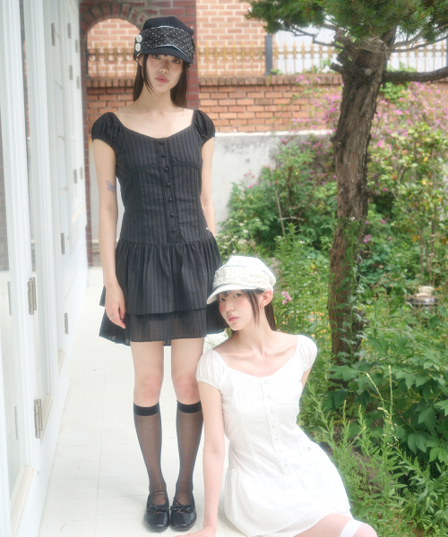 ILLIGO(イリゴ)の「パフフリルワンピースブラック(ワンピース・レディース・その他・SMALL/MEDIUM)」の3枚目の写真